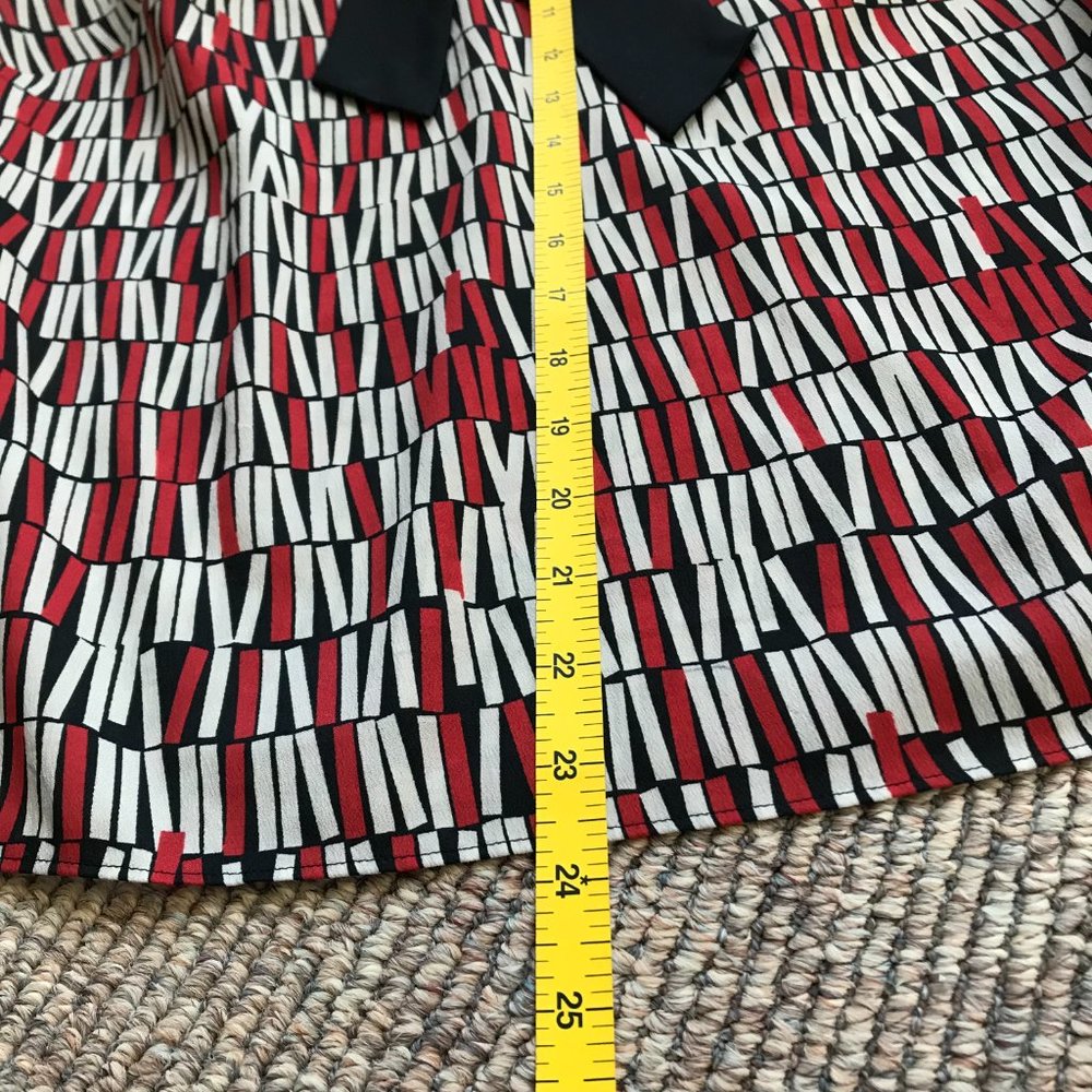 Ann Taylor Loft Multi Colored Geometry Patterned … - image 7